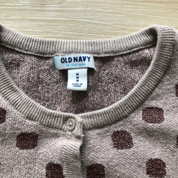 Metallic Holiday Festive Old Navy Button Up Cardigan - Picture 5 of 8